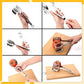 🍋 50% DE RÉDUCTION! 🔪 Trancheur manuel en alliage d'aluminium – Qualité alimentaire, coupe rapide & prise en main facile – Idéal pour citrons, tomates, oignons et fruits tendres 🥗