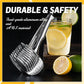🍋 50% DE RÉDUCTION! 🔪 Trancheur manuel en alliage d'aluminium – Qualité alimentaire, coupe rapide & prise en main facile – Idéal pour citrons, tomates, oignons et fruits tendres 🥗