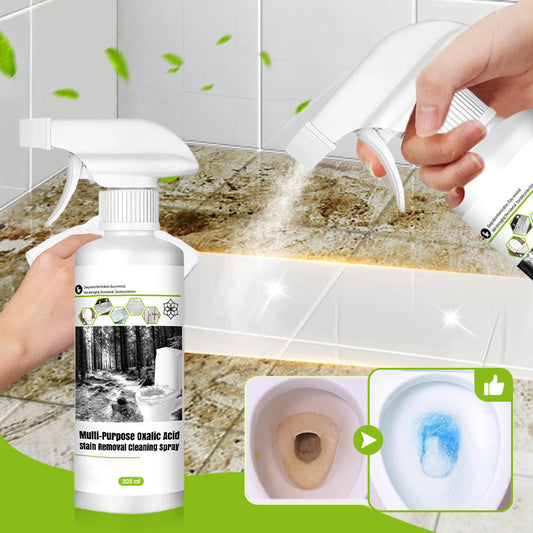 ⏳ ⏳ Temps limité, achetez-en 3 et obtenez-en 2 gratuitement ! ! 💥Spray de Nettoyage Multi-usages à l'Acide Oxalique pour Éliminer les Taches