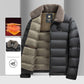 🧥 60% DE RÉDUCTION ! ❄️ Veste Homme Imperméable et Chaude - Revers en Coton et Rembourrage Doudoune, Parfaite pour l'Hiver Urbain 🏙️📦
