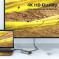 💻 50% de Réduction! 🔌 Adaptateur USB-C 10-en-1 – HDMI 4K, Multiples Ports & Compact & Pratique ⚡