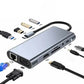 💻 50% de Réduction! 🔌 Adaptateur USB-C 10-en-1 – HDMI 4K, Multiples Ports & Compact & Pratique ⚡