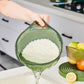 🍚 50% DE RÉDUCTION 🥣 Passoire-bol multifonction pour riz avec poignée – Passoire intégrée & antidérapante – Idéale pour laver, égoutter et servir riz, pâtes ou légumes – pratique et gain de place ✨🍽️