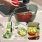 🍚 50% DE RÉDUCTION 🥣 Passoire-bol multifonction pour riz avec poignée – Passoire intégrée & antidérapante – Idéale pour laver, égoutter et servir riz, pâtes ou légumes – pratique et gain de place ✨🍽️