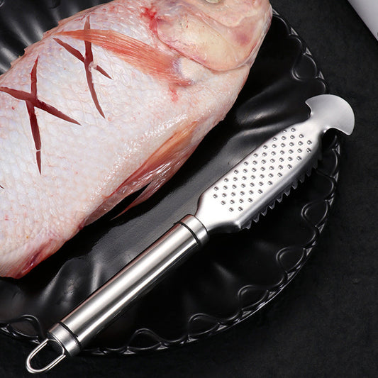 🔪 ACHETEZ 1 - RECEVEZ 1 GRATUIT ! ✨ Écailleur de Poisson en Acier Inoxydable - Design Ergonomique pour un Nettoyage Rapide et Sans Bave 🐟🏠