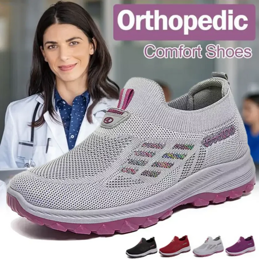 👡 50% DE RÉDUCTION! 🌿 Sandales Correctrices – 3 Supports de Voûte, Tissu Anti-Mouches & Semelle Massage Pour Un Confort Optimal 👣