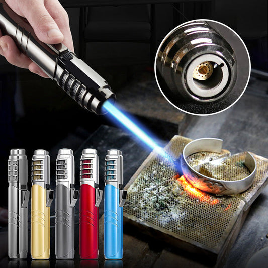 🔥 60% OFF INSTANTANÉ ! 🔦 Briquet Torche Multifonction - Flamme Puissante pour Soudure, Cuisine et Projets DIY 🛠️✨