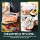 🥗 ACHETEZ 2, OBTENEZ 1 GRATUIT! 🎁 Sacs de Conservation Fraîcheur – 100 pcs réutilisables, PEHD/PEBD & élastiques – Idéaux pour garder vos aliments frais plus longtemps ✨