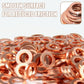 🔧 50% DE RÉDUCTION! ⚙️ Rondelles plates en cuivre – 100/200 pièces, robustes & polyvalentes ✨