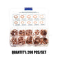 🔧 50% DE RÉDUCTION! ⚙️ Rondelles plates en cuivre – 100/200 pièces, robustes & polyvalentes ✨