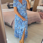 👗 60% DE RÉDUCTION ! 💃 Robe Longue à Col en V Imprimée – Coupe Élégante, Tissu Confortable & Style Polyvalent ✨