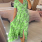 👗 60% DE RÉDUCTION ! 💃 Robe Longue à Col en V Imprimée – Coupe Élégante, Tissu Confortable & Style Polyvalent ✨