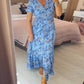 👗 60% DE RÉDUCTION ! 💃 Robe Longue à Col en V Imprimée – Coupe Élégante, Tissu Confortable & Style Polyvalent ✨