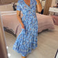 👗 60% DE RÉDUCTION ! 💃 Robe Longue à Col en V Imprimée – Coupe Élégante, Tissu Confortable & Style Polyvalent ✨