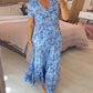 👗 60% DE RÉDUCTION ! 💃 Robe Longue à Col en V Imprimée – Coupe Élégante, Tissu Confortable & Style Polyvalent ✨