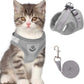 Ensemble harnais et laisse pour gilet lumineux et respirant réglable pour animaux de compagnie