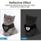 Ensemble harnais et laisse pour gilet lumineux et respirant réglable pour animaux de compagnie