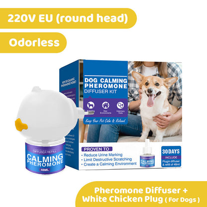 🐾 50% DE RÉDUCTION! 🏠 Diffuseur Apaisant à Phéromones pour Animaux – Réduit le Stress, Couvre 70m² & Efficace Jusqu'à 30 Jours 🐶