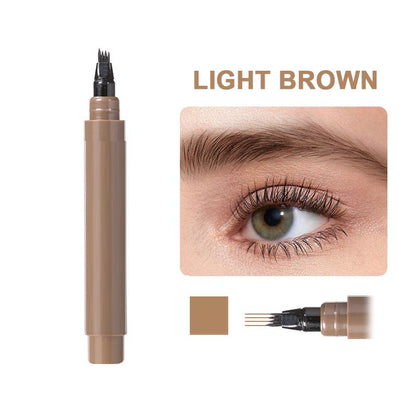 Stylo barbe et sourcils 4 en 1 waterproof - Longue durée et sans bavures