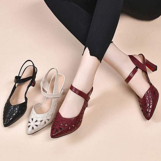 👠Sandales profondes à bout pointu pour femmes