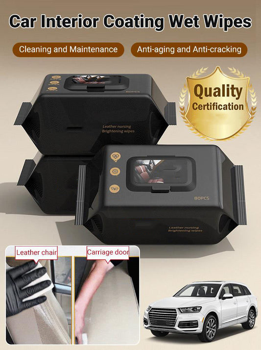 🚗 ACHETEZ 2 = 1 GRATUIT ! ✨ Lingettes Auto - Nettoie Sièges & Tableau de Bord 🧽📦