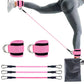 🏋️‍♀️ -50 % DE RÉDUCTION 🔥 Bandes de résistance élastiques pour chevilles – Antidérapantes, réglables & parfaites pour le fitness et la rééducation 🦵