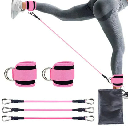 🏋️‍♀️ -50 % DE RÉDUCTION 🔥 Bandes de résistance élastiques pour chevilles – Antidérapantes, réglables & parfaites pour le fitness et la rééducation 🦵