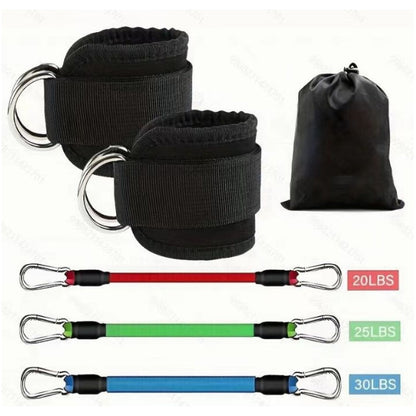 🏋️‍♀️ -50 % DE RÉDUCTION 🔥 Bandes de résistance élastiques pour chevilles – Antidérapantes, réglables & parfaites pour le fitness et la rééducation 🦵