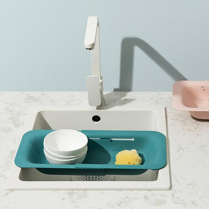 🚰 50% DE RÉDUCTION! 🍽️ Passoire Extensible PP pour Évier – Télescopique, Égouttoir Multifonction & Gain de Place ✨