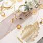 🍽️ ACHETEZ 1 - RECEVEZ 1 GRATUIT ! ✨ Set de Table 3D Feuille d'Or - Résistant à la Chaleur et Facile à Nettoyer, Design Élégant pour Repas Festifs 🎉📦