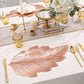 🍽️ ACHETEZ 1 - RECEVEZ 1 GRATUIT ! ✨ Set de Table 3D Feuille d'Or - Résistant à la Chaleur et Facile à Nettoyer, Design Élégant pour Repas Festifs 🎉📦