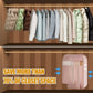 🚪 50% DE RÉDUCTION ! 🧳 Organiseur de Garde-Robe Suspendu – Auto-Compressant, Gain de Place & Avec Fermeture Éclair ✨