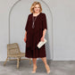👗50% de réduction🔥Robe midi superposée Plus Size