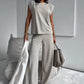 💖Ensemble deux pièces T-shirt et pantalon large pour femme👗