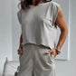 💖Ensemble deux pièces T-shirt et pantalon large pour femme👗