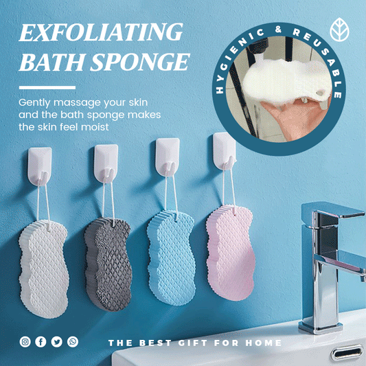 🎁 Achetez 2, obtenez 1 GRATUIT ! 🧽✨ Éponge de bain exfoliante super douce – Douceur et soin pour la peau