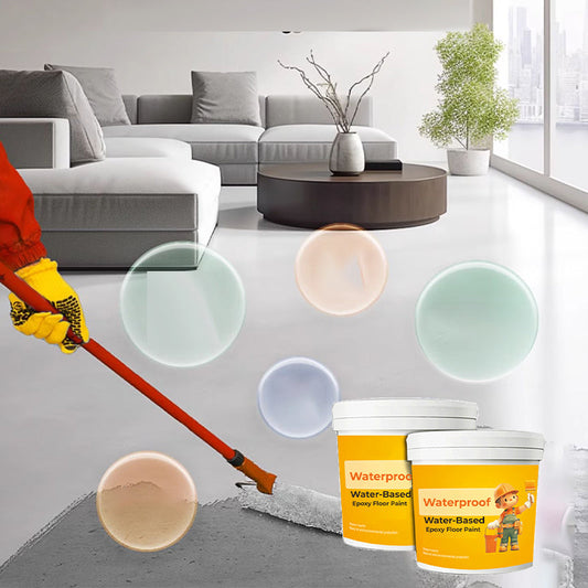 ⏳Réduction limitée de 50%⏳Peinture de Sol Époxy à Base d'Eau Imperméable