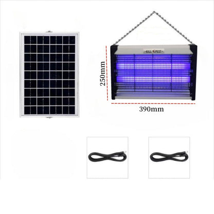 🦟 50% DE RÉDUCTION! ☀️ Destructeur d'Insectes Solaire Haute Puissance 3500V – Intérieur/Extérieur, Étanche & Sans Produits Chimiques 🌿