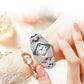 💎55% de réduction ⌚Montre à quartz rétro pour femme avec strass scintillants