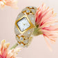 💎55% de réduction ⌚Montre à quartz rétro pour femme avec strass scintillants