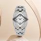 💎55% de réduction ⌚Montre à quartz rétro pour femme avec strass scintillants