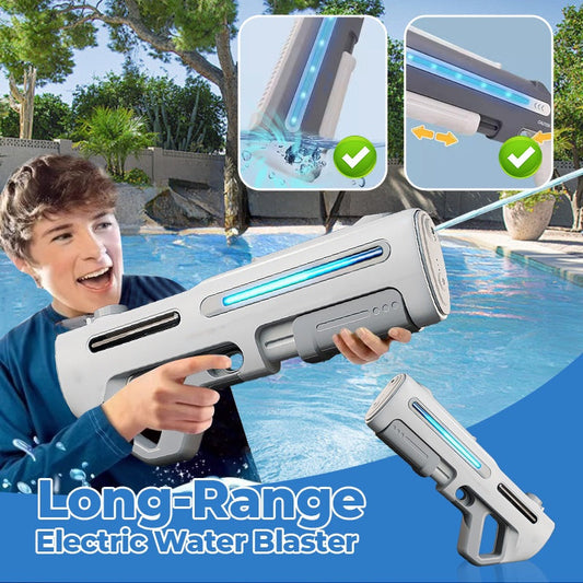 Pistolet à Eau Électrique à Longue Portée avec LED pour Enfants et Adultes