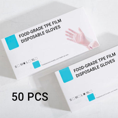 🧤 ACHETEZ 1, OBTENEZ 1 GRATUIT! 🍽️ Gants jetables transparents – Alimentaires, épais & résistants – Hygiène garantie ✨