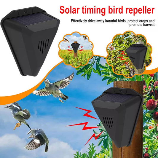 🕊️✨Répulsif solaire anti-oiseaux d'extérieur étanche⏳50% de réduction pour une durée limitée 🎁
