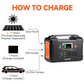 ⚡⚡Station d’alimentation portable 200 W avec écran
