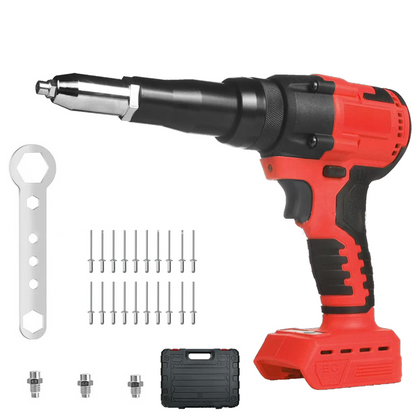 🔥🔥🔥Riveteuse portative sans balais 21 V avec rivets en aluminium et boîte de rangement