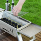 ⏳ Limite de production de 50% 🎁 Gril extérieur pliable en acier inoxydable