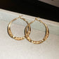 Boucles d'oreilles circulaires avec zircon