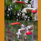 Robinet de jardin universel à double sortie en acier inoxydable