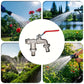 Robinet de jardin universel à double sortie en acier inoxydable